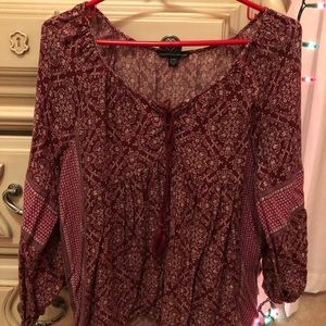 BOHO top- American eagle